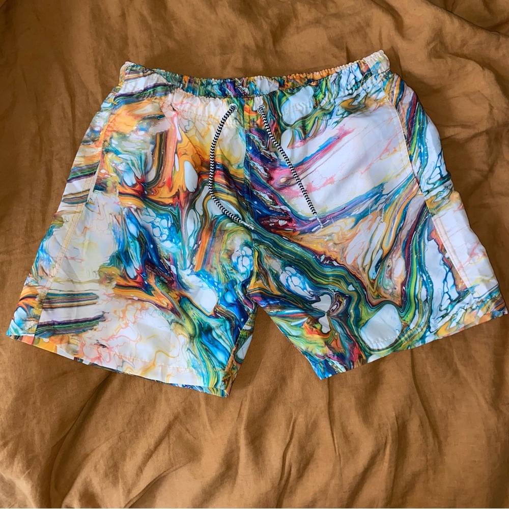 Multicolor Boardies Board Shorts Size M Bathing Suit / Swim Trunks